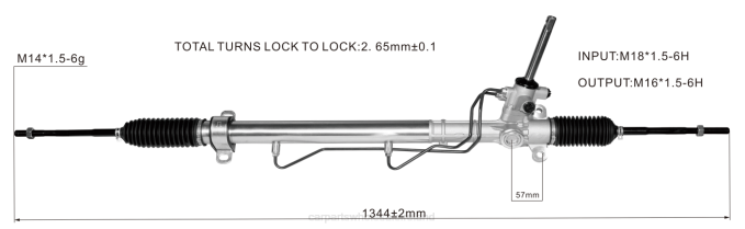motorcycle spare parts review - F48Z2707 Power Steering Rack 22930456 CHEVROLET
