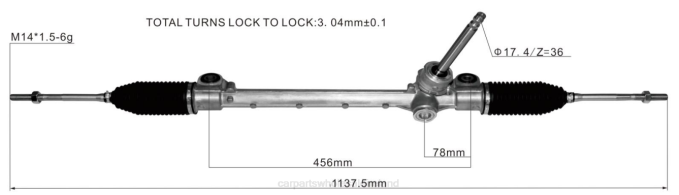 auto parts wholesale near me - F48Z2812 Power Steering Rack 45502-BZ090 DAIHATSU