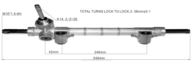 types of motorcycle spare parts - F48Z2799 Power Steering Rack 52044921 52044919 520449190 FIAT