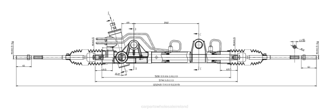 automotive parts wholesale distributor - F48Z2663 Power Steering Rack 96FB-3200-AH FORD