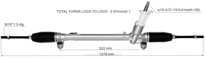 automotive parts wholesale market - F48Z2674 Power Steering Rack LX6C3A500A1A LX6Z-3504-BA FORD