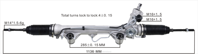 automotive parts wholesalers - F48Z2665 Power Steering Rack F87Z-3504-LC/RM FORD
