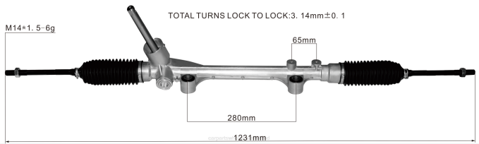 motorcycle spare parts wholesale - F48Z2678 Power Steering Rack J7BC-3A500-JB 3L547-B562AA 1908702 FORD