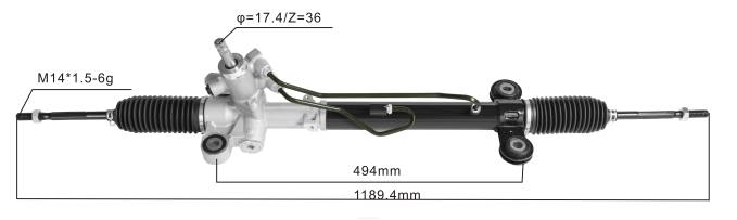 types of motorcycle spare parts - F48Z2529 Power Steering Rack 53601-STK-A02 53601-STK-A04 HONDA