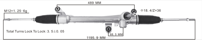 types of motorcycle spare parts - F48Z2539 Power Steering Rack 53601-TG2-T01 HONDA