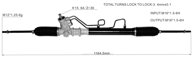 automotive parts wholesale market - F48Z2734 Power Steering Rack 57700-FD100 57700-FD101 57700FD201 0K30C32110 0K30B32110A HYUNDAI/KIA