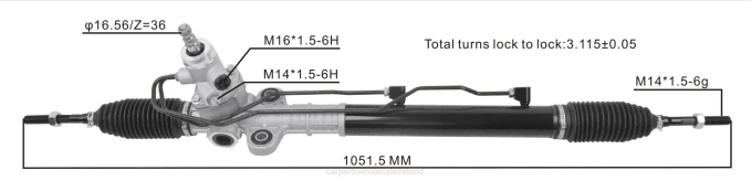 types of motorcycle spare parts - F48Z2739 Power Steering Rack 57700-1E100 HYUNDAI/KIA