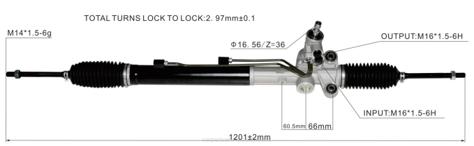 vehicle parts suppliers - F48Z2770 Power Steering Rack 577003M300 577003M000 HYUNDAI/KIA