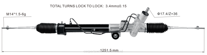 motorbike spare parts Ireland - F48Z2606 Power Steering Rack 8-97943520-1 ISUZU
