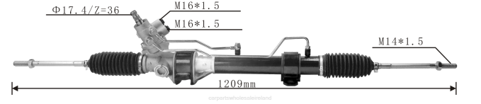 automotive parts wholesale distributor - F48Z2643 Power Steering Rack S0H8-32-110A MAZDA