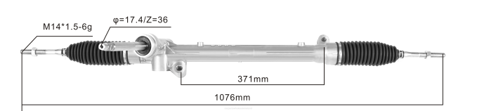 motorcycle spare parts review - F48Z2637 Power Steering Rack DA6A-32-110A MAZDA