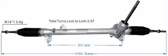 types of motorcycle spare parts - F48Z2629 Power Steering Rack GW6T-32-110 MAZDA
