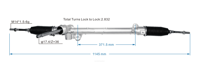 vehicle parts suppliers - F48Z2640 Power Steering Rack BELG-32-110A BCKA-32-110A/B MAZDA