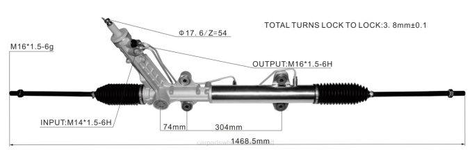 auto parts wholesale - F48Z2431 Power Steering Rack 9044600300 MERCEDES-BENZ/BMW