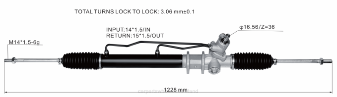motorbike spare parts Ireland - F48Z2546 Power Steering Rack MB351994 57705-43011 57700-43000 57705-43011 57705-43010 MITSUBISHI