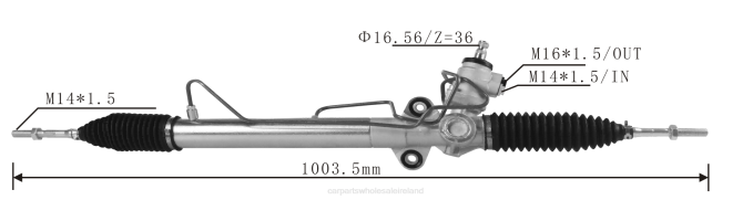 vehicle parts suppliers - F48Z2560 Power Steering Rack MR 210503 MITSUBISHI