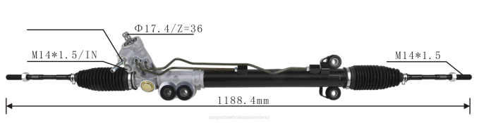 automotive parts wholesale distributor - F48Z2573 Power Steering Rack 49001-CG101 NISSAN
