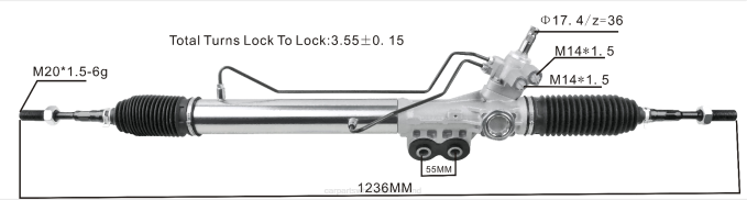 automotive parts wholesale market - F48Z2574 Power Steering Rack 49001-5ZP0A NISSAN