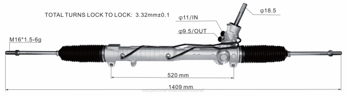 automotive parts wholesalers - F48Z2835 Power Steering Rack LR005939 LAND ROVER