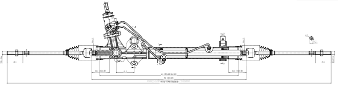 automotive parts wholesalers - F48Z2845 Power Steering Rack A21R23-3400014 GAZ