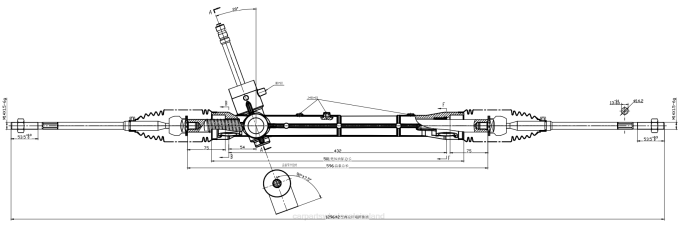 motorcycle spare parts wholesale - F48Z2848 Power Steering Rack 40360-30400 GEELY