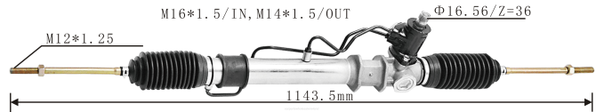 types of motorcycle spare parts - F48Z2649 Power Steering Rack MB489405 PROTON/PERODUA