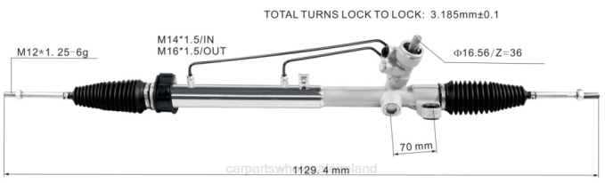 vehicle parts suppliers - F48Z2650 Power Steering Rack RM500 44200-BZ021 PROTON/PERODUA
