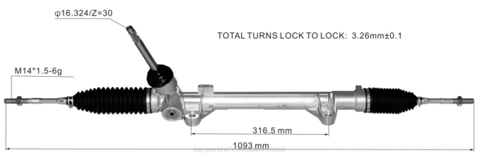 motorbike spare parts Ireland - F48Z2806 Power Steering Rack 48001-8099R 480011626R RENAULT
