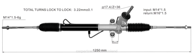 automotive parts wholesalers - F48Z2815 Power Steering Rack 34110SC011 SUBARU