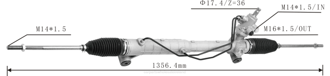 automotive parts wholesalers - F48Z2615 Power Steering Rack 48580-65J51 SUZUKI