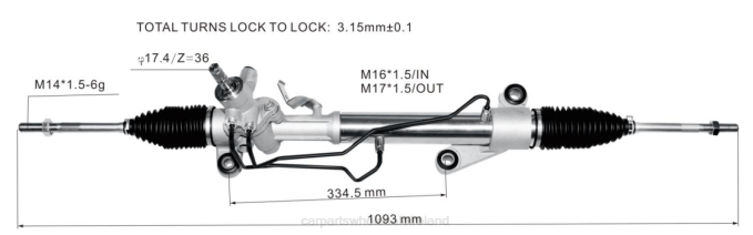 automotive parts wholesale distributor - F48Z2473 Power Steering Rack 44200-13021 44250-02170 TOYOTA