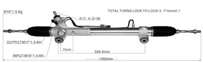 motorbike spare parts Ireland - F48Z2486 Power Steering Rack 44250-26610 TOYOTA