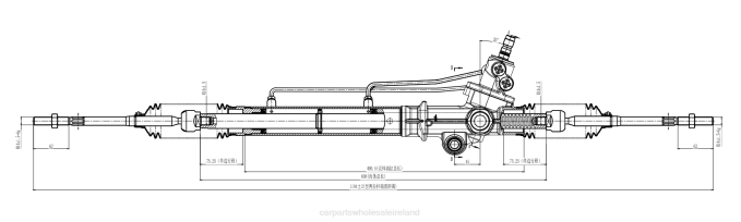 motorcycle spare parts wholesale - F48Z2468 Power Steering Rack 44250-0B020 TOYOTA