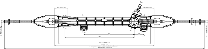 types of motorcycle spare parts - F48Z2479 Power Steering Rack 45510-12290 TOYOTA