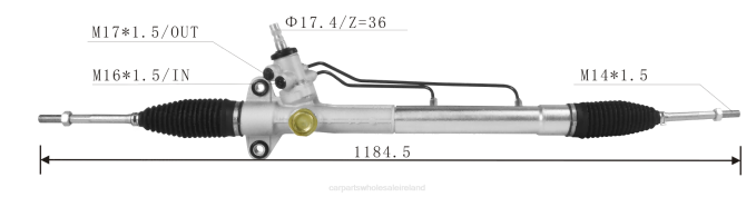 types of motorcycle spare parts - F48Z2499 Power Steering Rack 44200-BZ070-000 TOYOTA