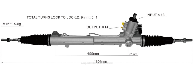 motorcycle spare parts wholesale - F48Z2418 Power Steering Rack 8RD422065 8R1422065G 8RD422065A VOLKSWAGEN